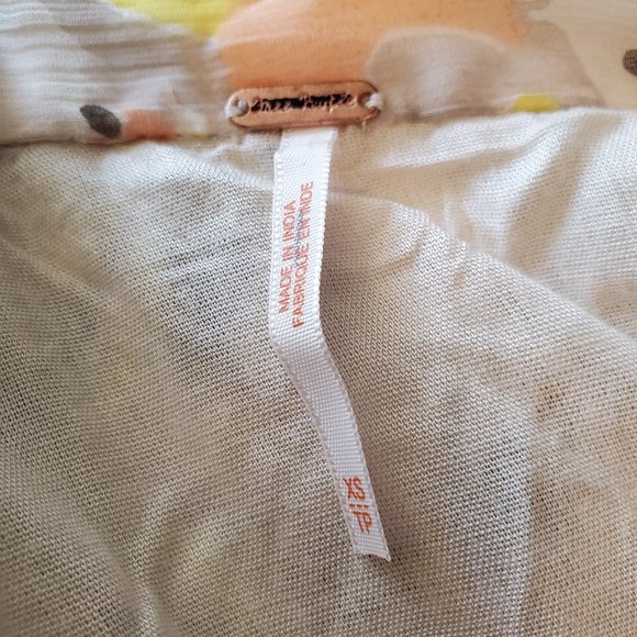 NWOT Free People Falling Skies Maxi Duster Skirt - Picture 9 of 9